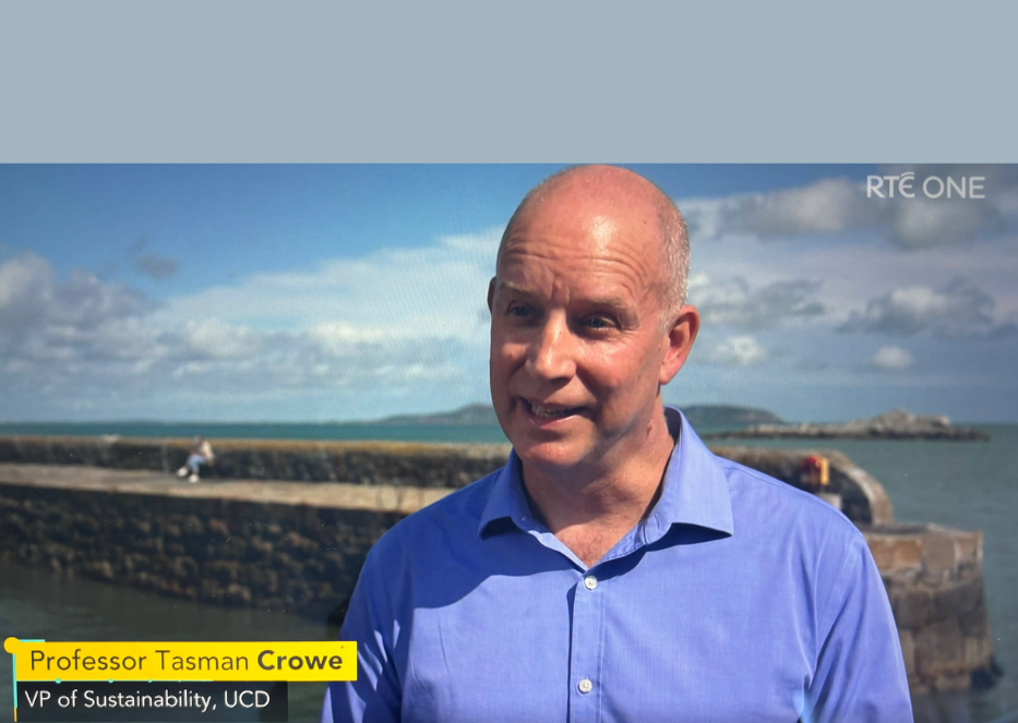 UCD VP for Sustainability on RTE Primetime